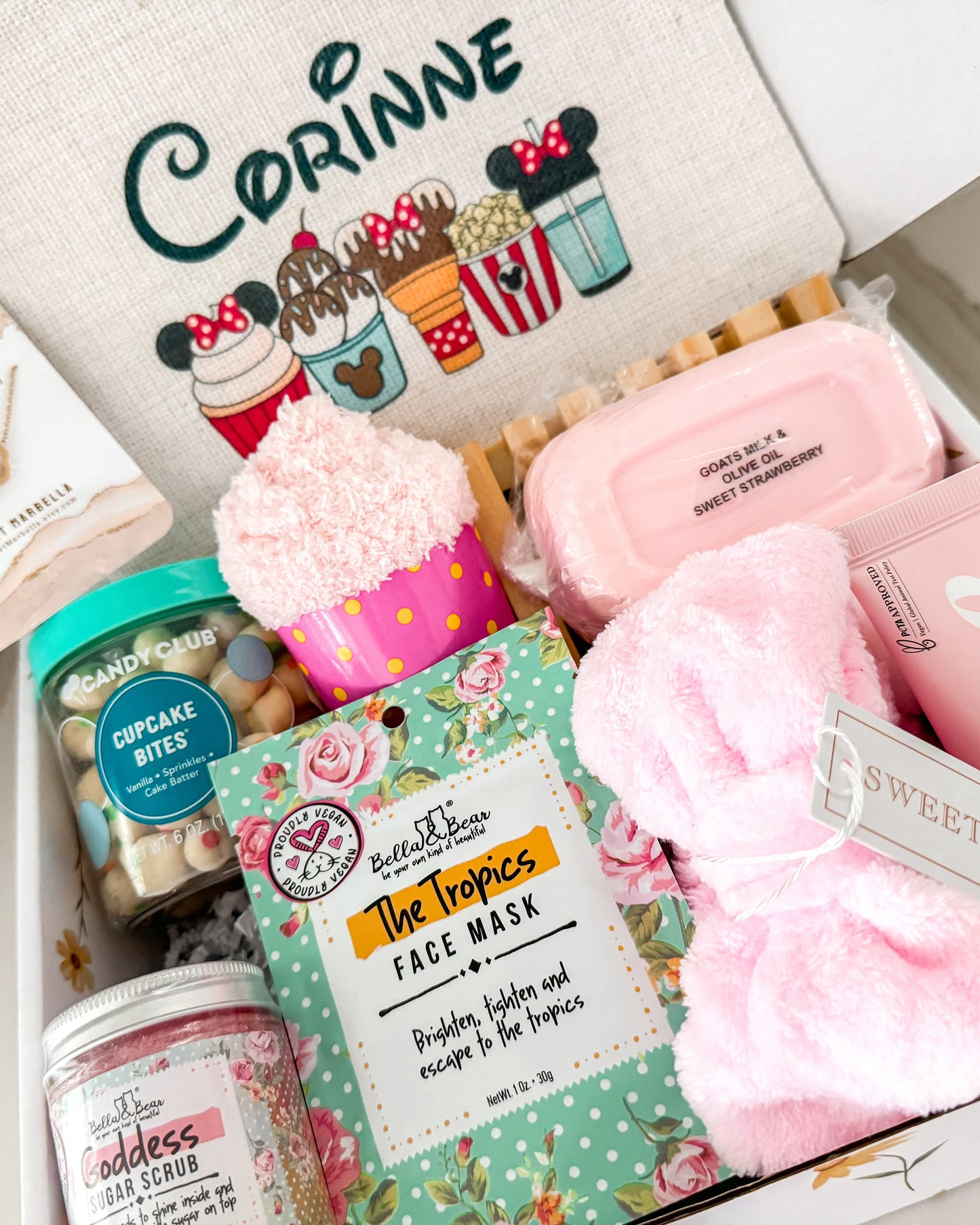 Disney Teenager spa Gift basket for Girl - Tween birthday gift box