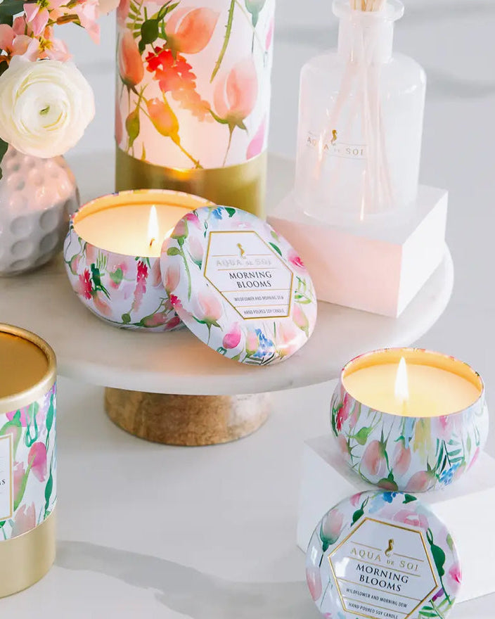 Morning Blooms soy candle 4oz