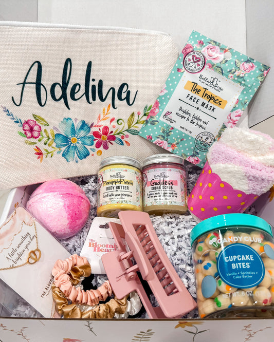 Birthday gift box for teenager or tween girl / spa Gift basket for Girls
