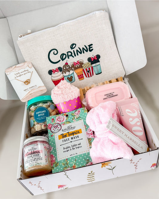 Disney Teenager spa Gift basket for Girl - Tween birthday gift box