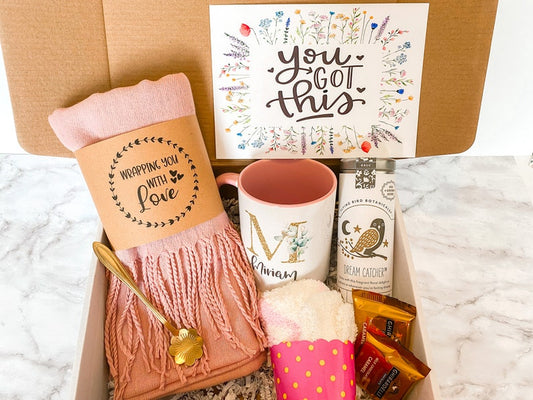 You got this gift box / tea & personalized mug gift set / Surgery or Cancer Care Package / Chemotherapy / Get Well Soon / thinking of you