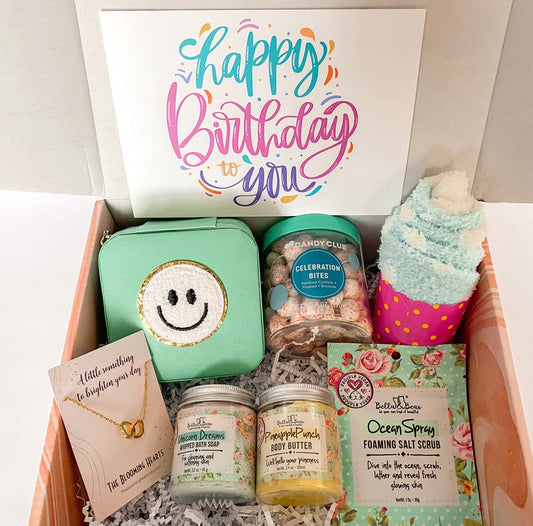 Tween or Teen birthday gift / Teenager Gift for Girls / jewelry and spa gift Box / Granddaughter niece daughter 11th 12th 13th birthday gift