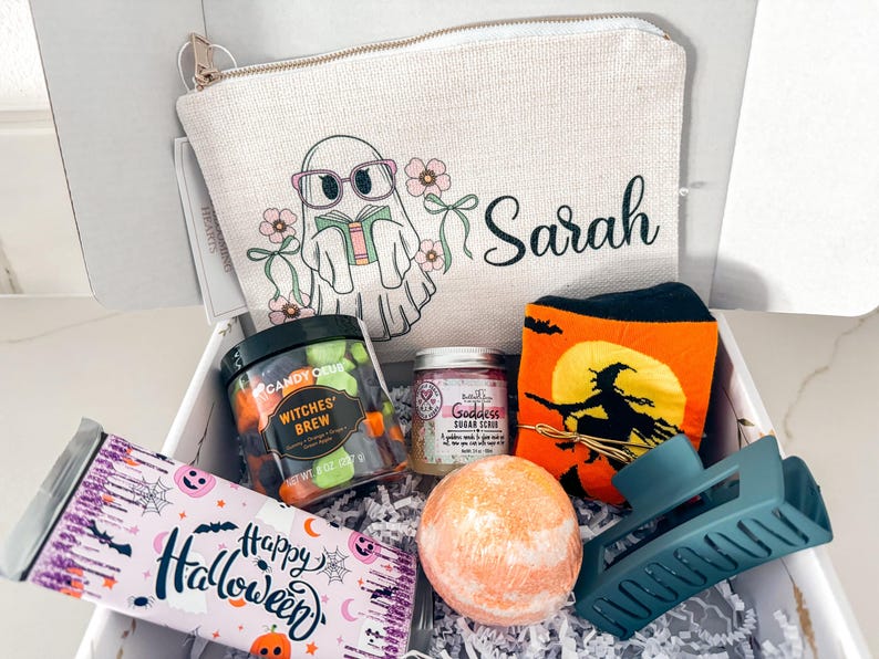 Halloween Gift Box for teenage or Tween Girl / Personalized Halloween gift for a book lover / gift for a niece, daughter, granddaughter