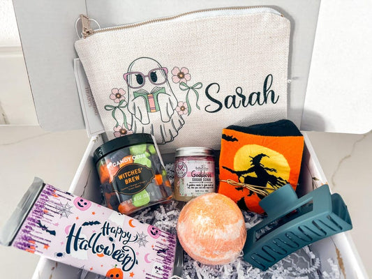 Halloween Gift Box for teenage or Tween Girl / Personalized Halloween gift for a book lover / gift for a niece, daughter, granddaughter