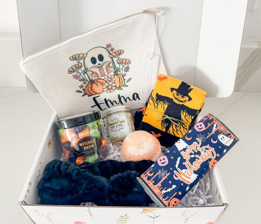 Halloween Gift Box for teenage or Tween Girl / Personalized Halloween Gift Basket for teenager / gift for a niece, daughter, granddaughter