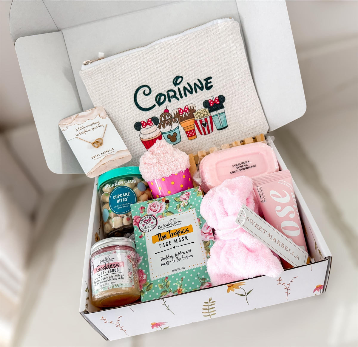 Disney inspired gift box for Teen or tween / birthday gift for a girl personalized  Spa gift basket for Friends Granddaughter niece daughter