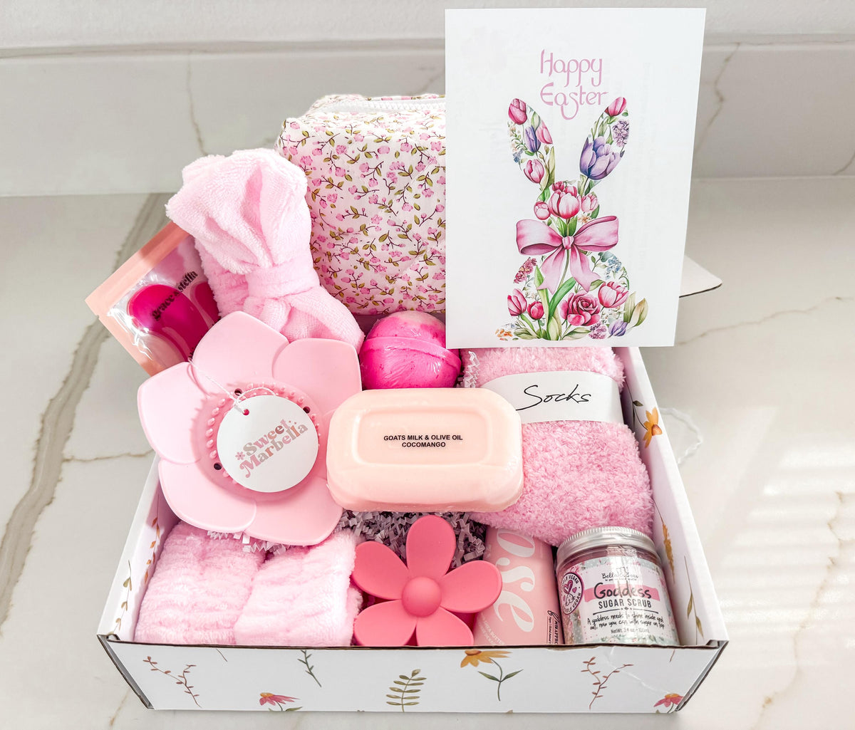 Easter Gift box for tween or teenage girl -Easter Gift Basket prefilled - spa Box for Teens or preteens -niece, granddaughter, daughter gift