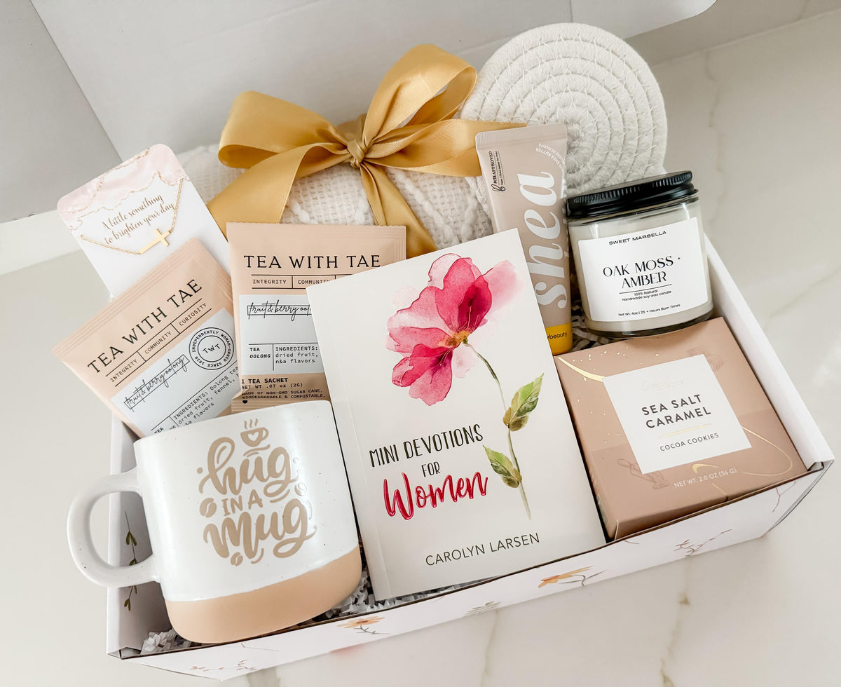 Christian Gift basket for Women / Prayer gift box / Memorial, grieving gift / get well gift / Sending prayers, Sympathy Gift Encouragement