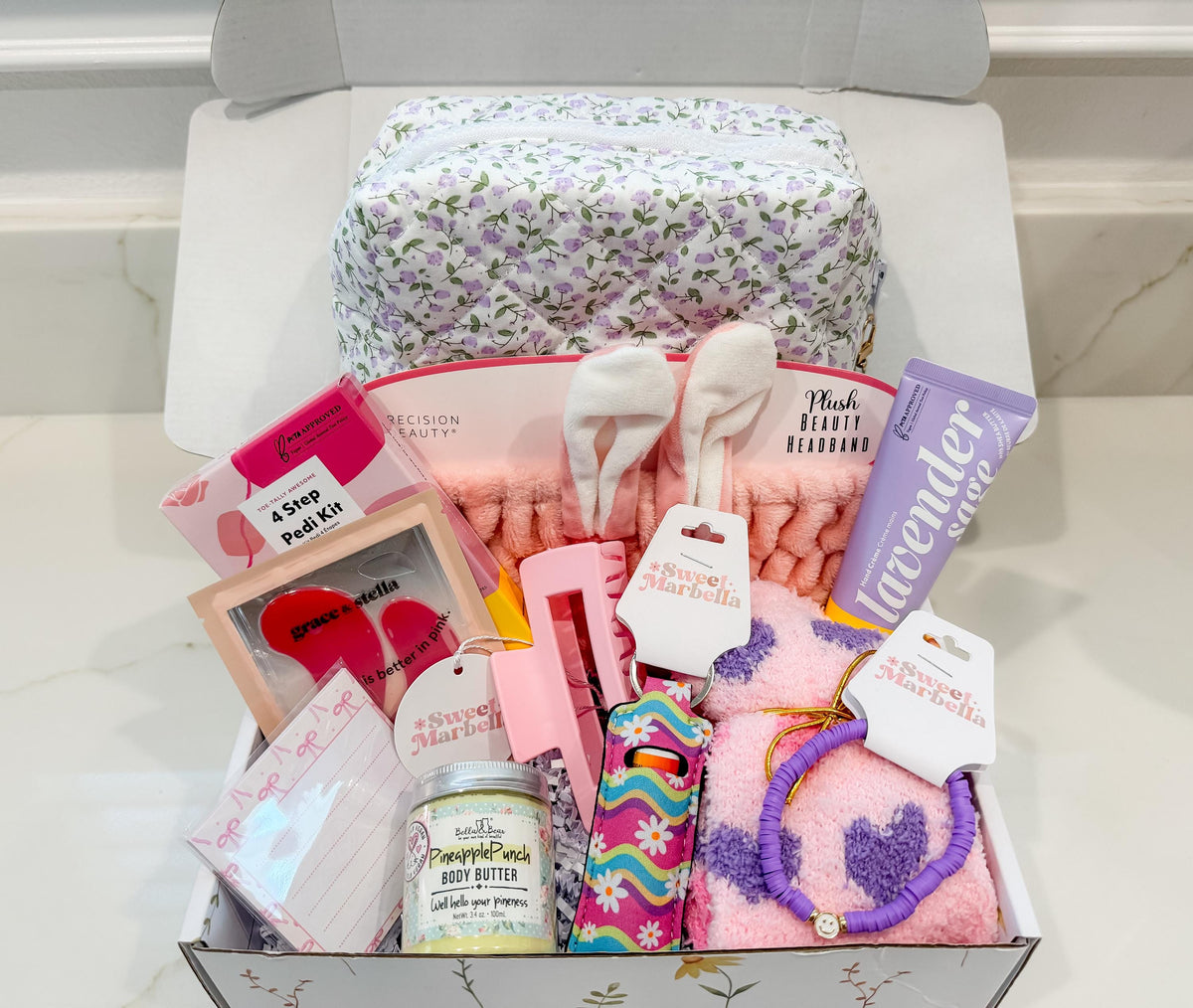 Easter Gift box for tween or teenage girl -Easter Gift Basket prefilled - spa Box for Teens or preteens -niece, granddaughter, daughter gift