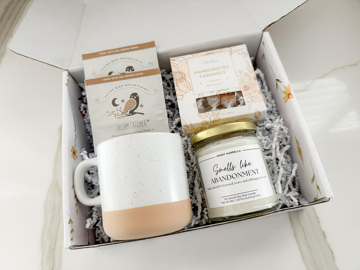 Coworker leaving gift box - Appreciation Gift for employee Going Away - Farewell Moving Away funny gift Smells Like Abandonment soy candle